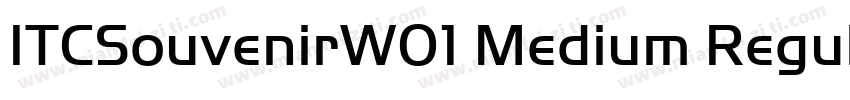 ITCSouvenirW01 Medium Regular字体转换